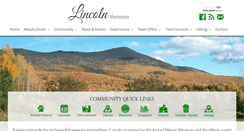 Desktop Screenshot of lincolnvermont.org